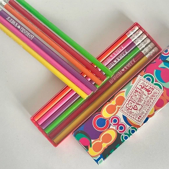 BNIB - Coach Poppy Limited Edition Collectors 12 Piece Pencil Box Set - Picture 10 of 12